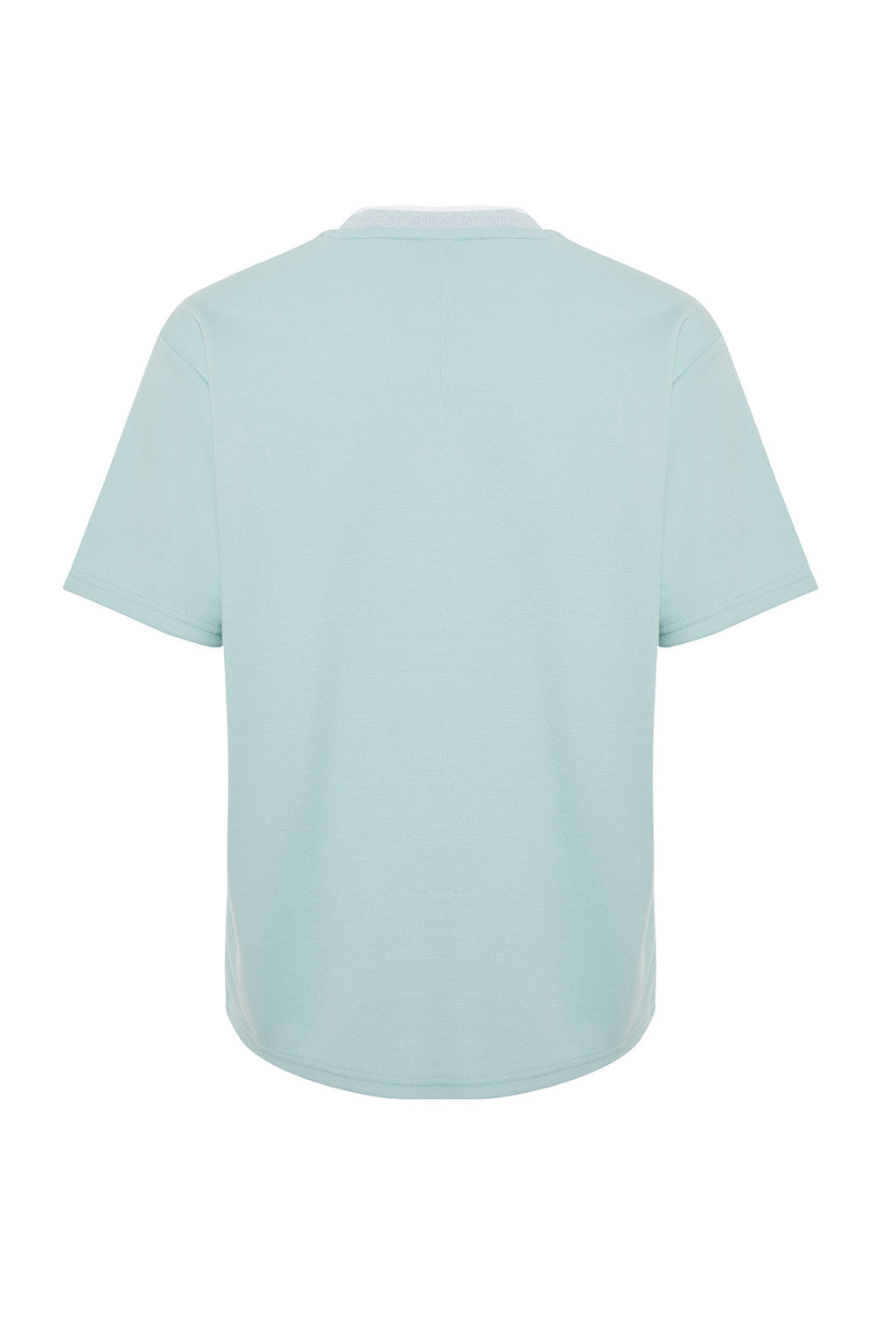 TRENDYOL MAN Premium Tas Oversize/Genis Kesim Triko Bantl? Dokulu Pike T-Shirt TMNSS23TS00079 - Trendyolmilla фото 47