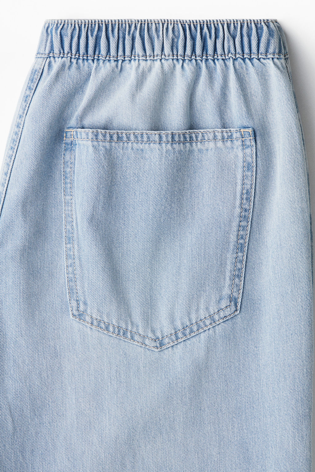 Pantal?n denim con cord?n de ajuste - H&m фото 5