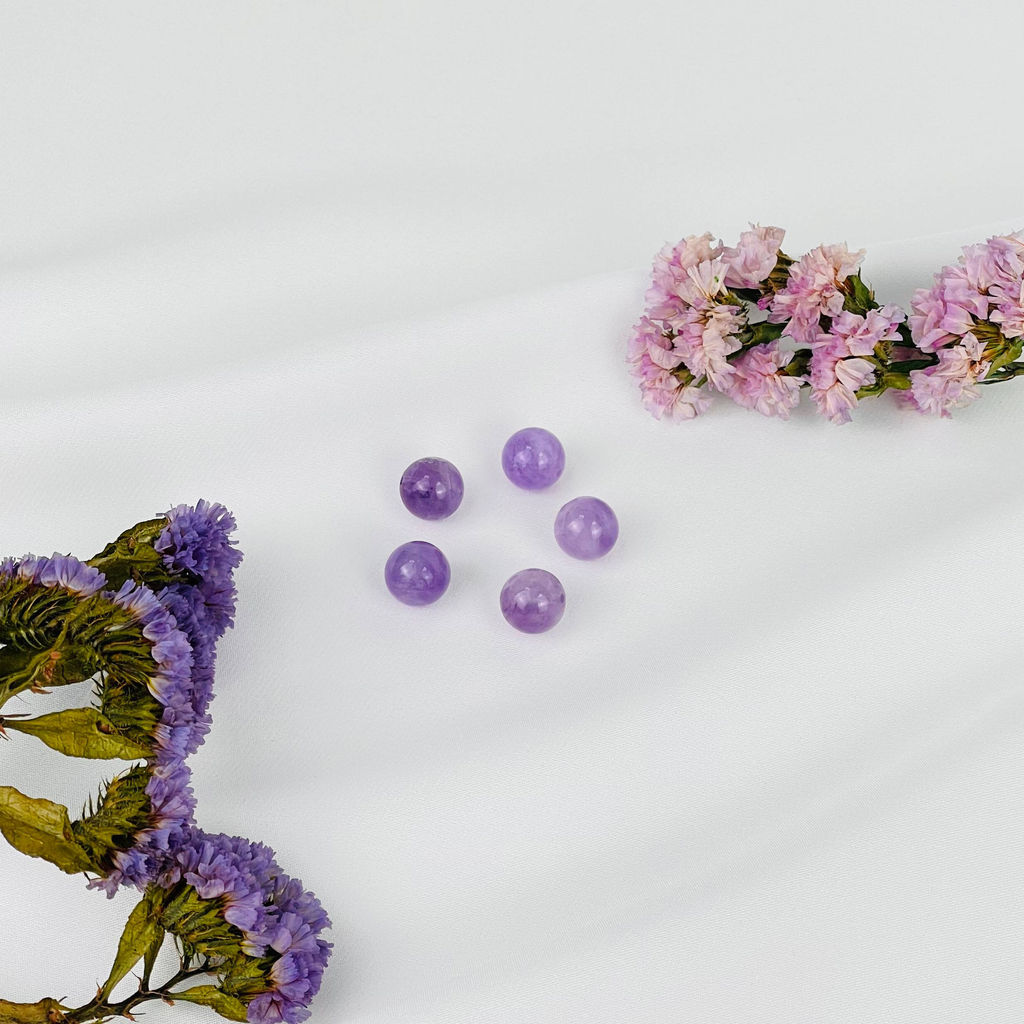 Бусины для украшений из Аметиста (5 шт)