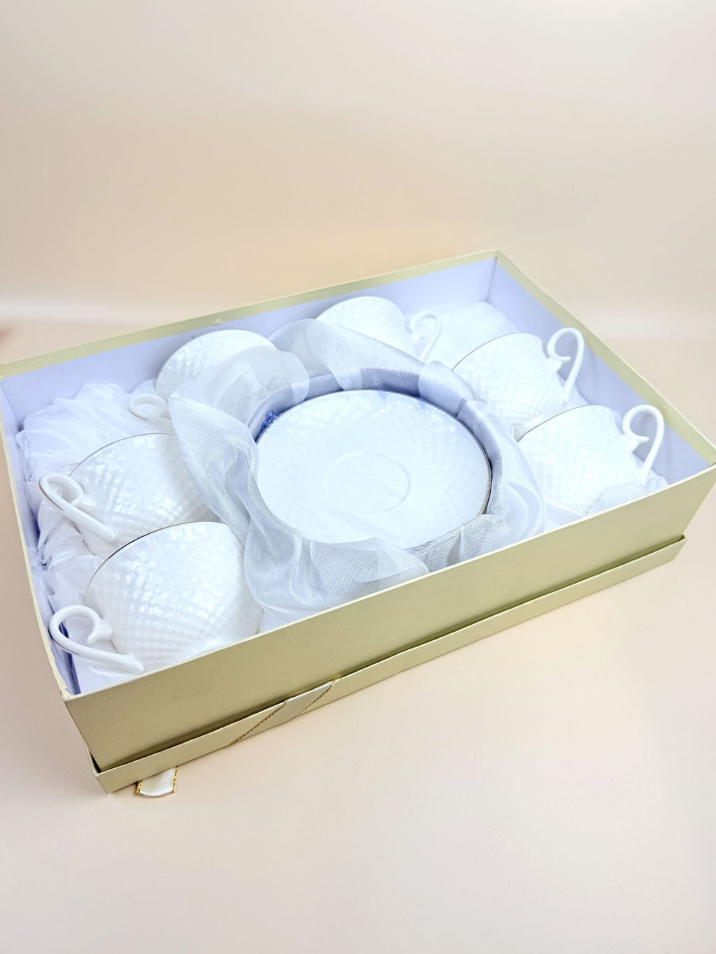 Набор в коробке (12 пр.) Lavenir "Пломбир" 250 мл, 15 см, 145-060 фарфор 110576