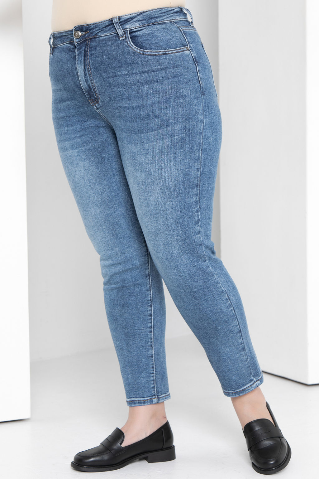 6084 Брюки джинсовые - Prima linea фото 8