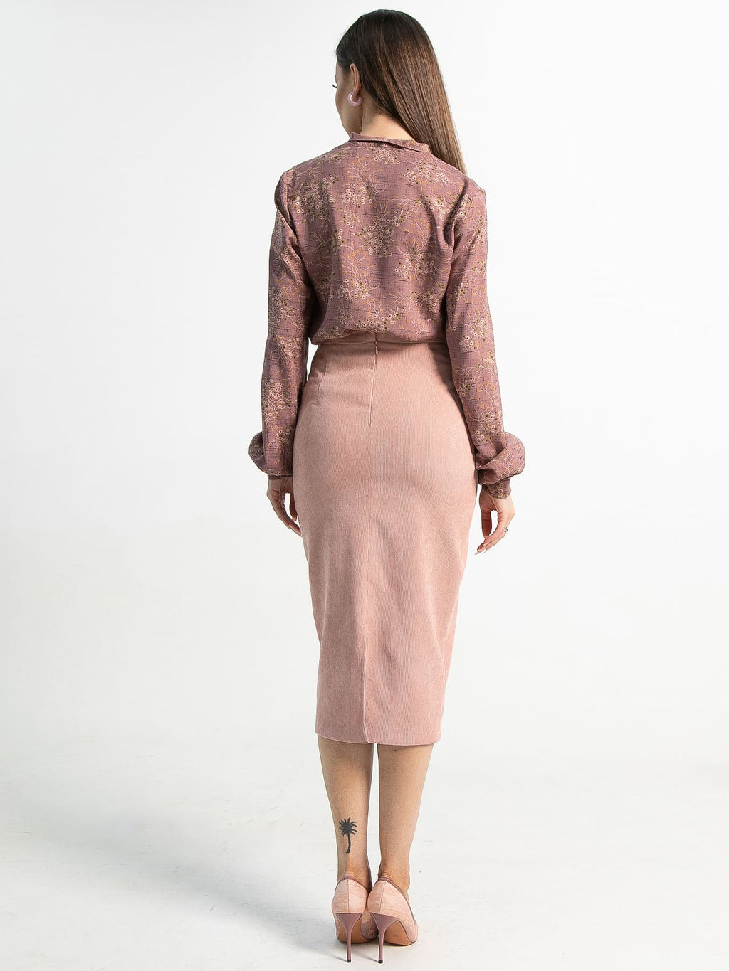 Юбка вельветовая Ялта (розовая) Ю15206-10М - Lt collection фото 3