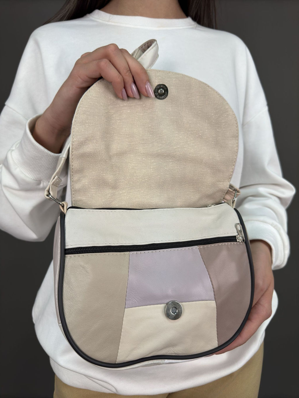 Сумка женская из телячьей кожи