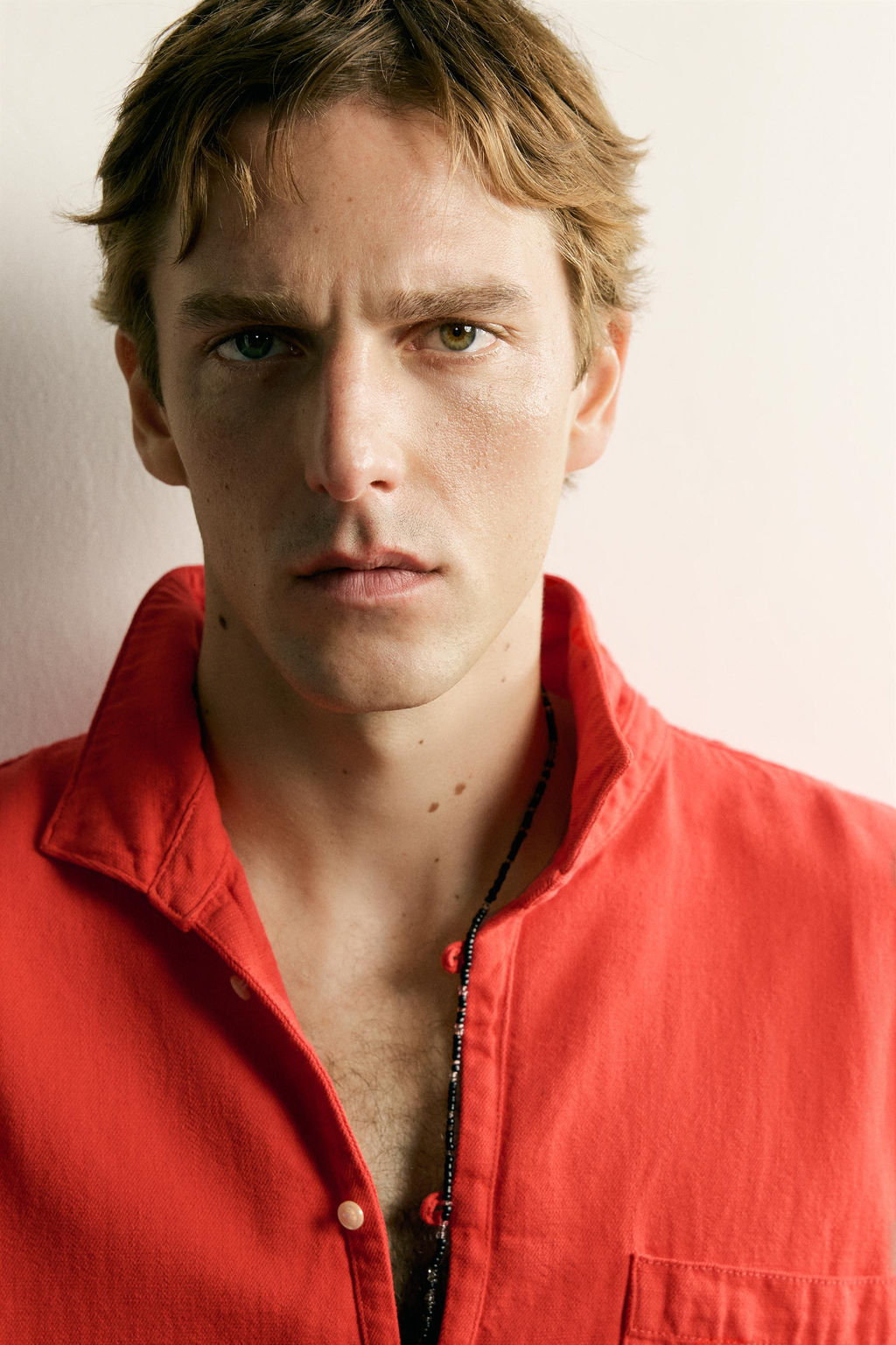 CAMISA POLO RELAXED FIT / Rojo - Zara фото 5