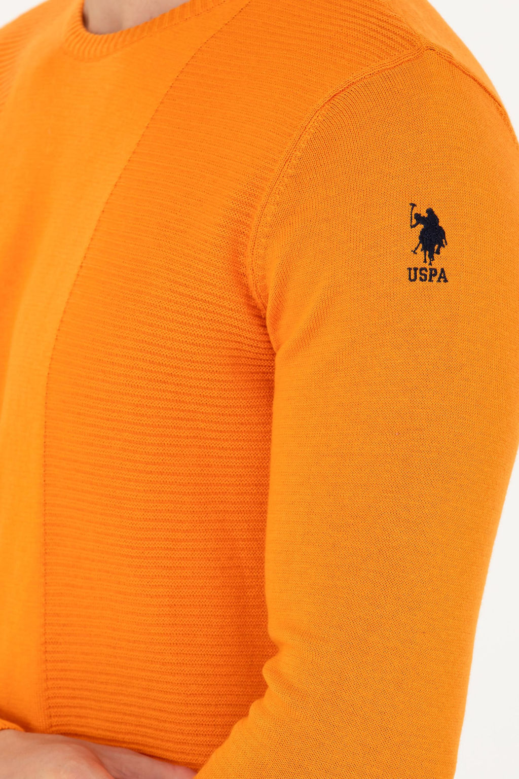 U. S. Polo Assn Мужской оранжевый свитер - U.s. polo assn фото 21