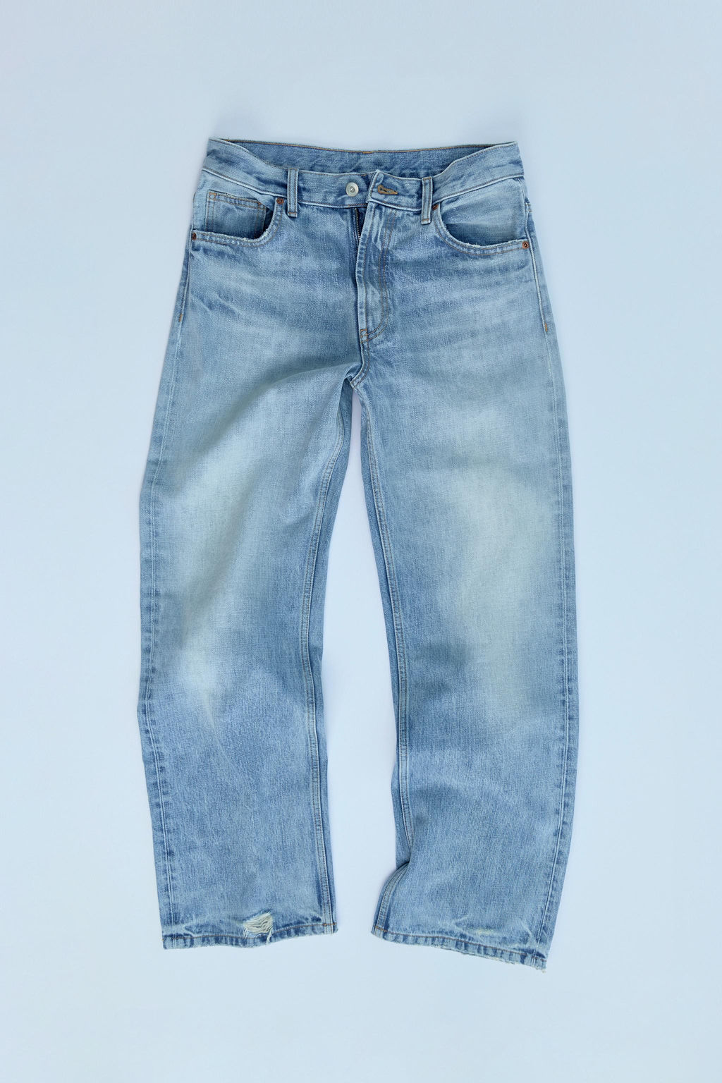MID-WAIST LOOSE STRAIGHT-LEG JEANS - Zara фото 2