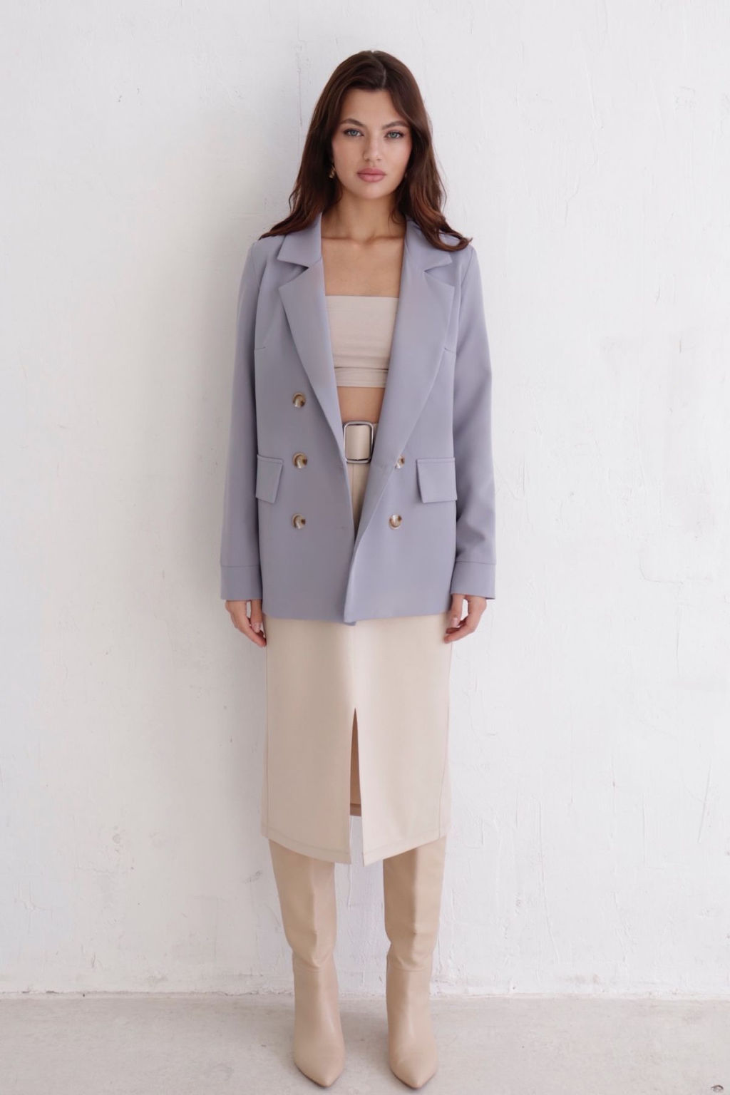 Двубортный жакет с английским воротником - Martichelli фото 147