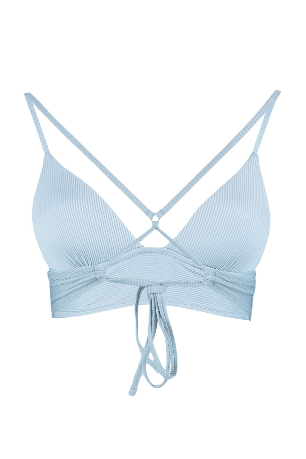 TRENDYOLMILLA Turuncu Ucgen Push Up Dokulu Bikini Ustu TBESS21BU0010  фото 23