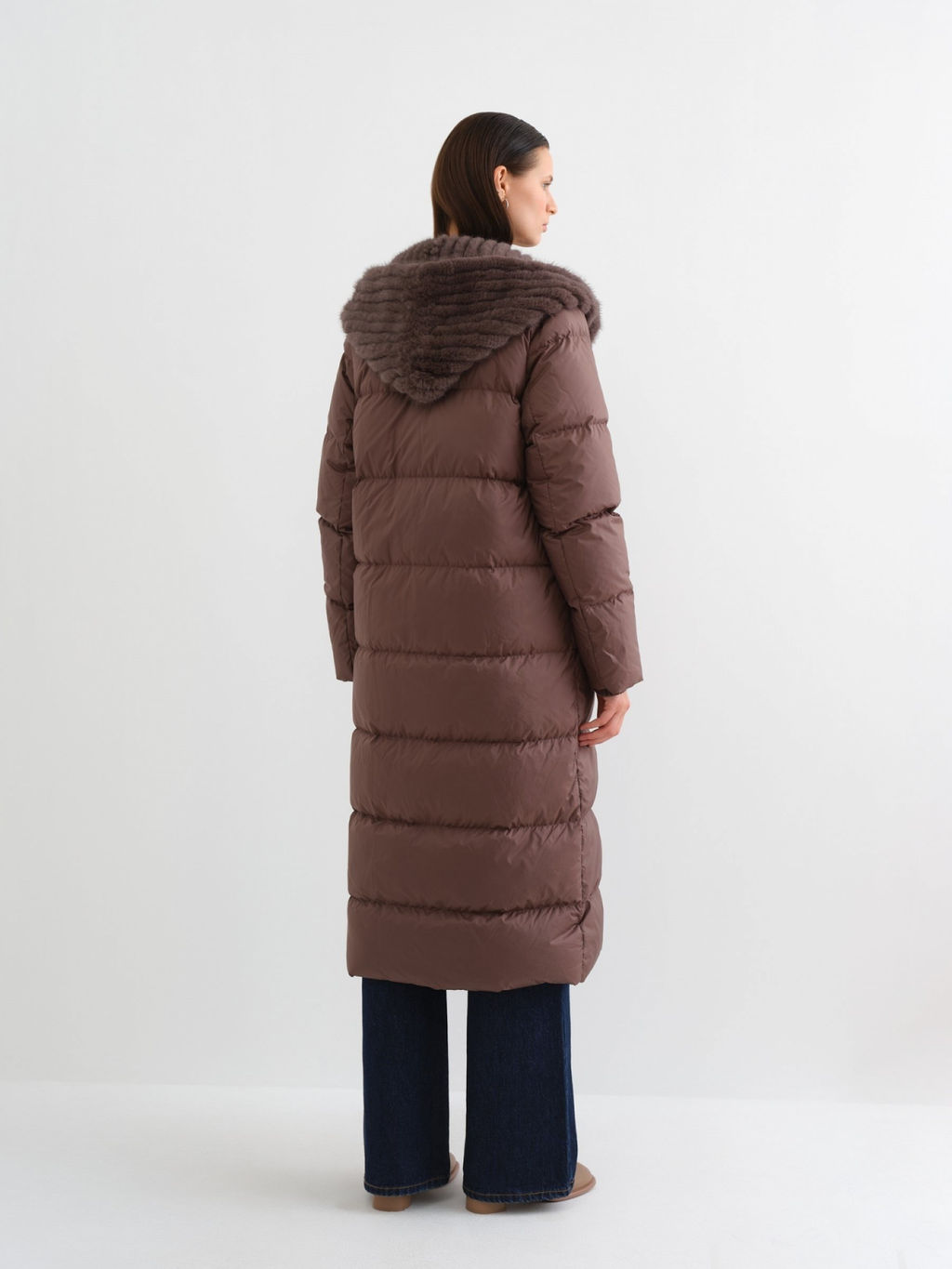Conso/WDLF 230539 - cappuccino Пуховое пальто  фото 8