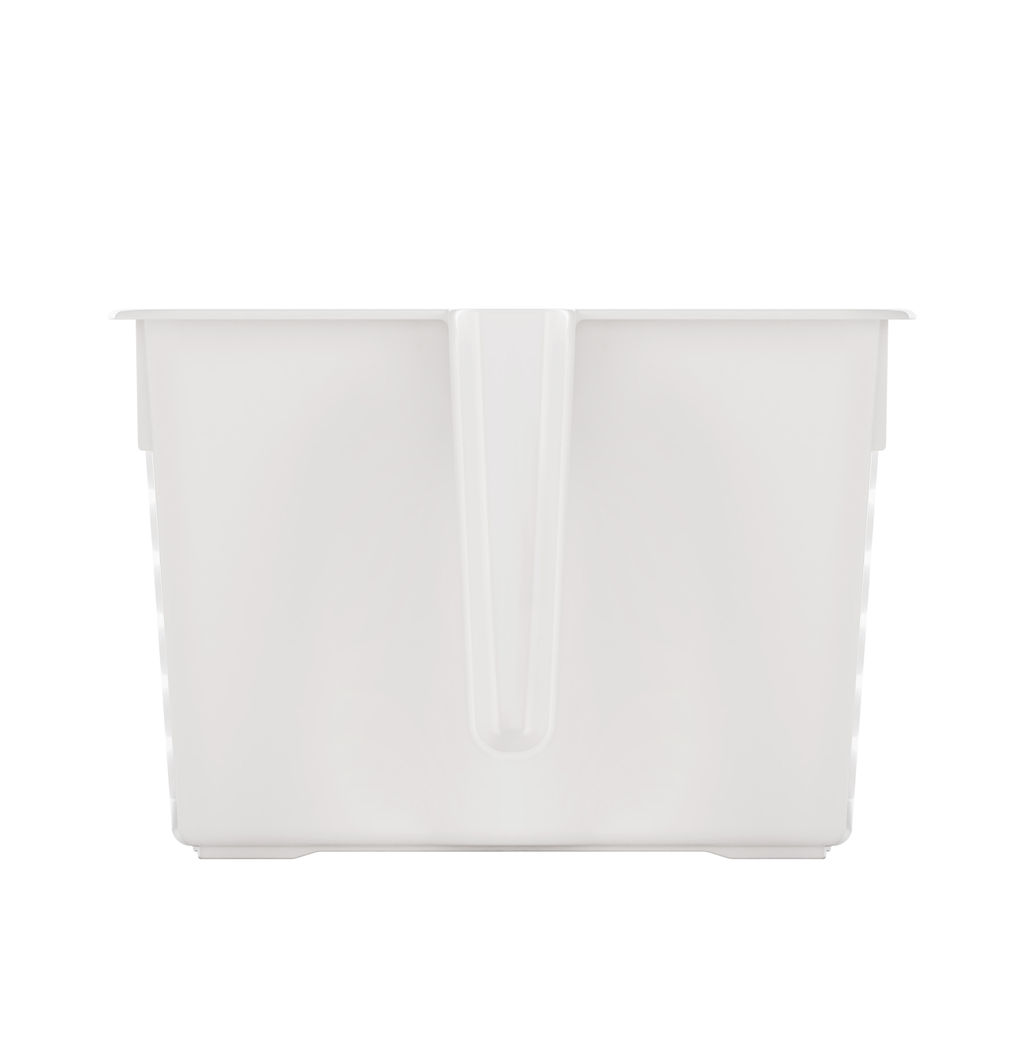 Цена за 2 шт. Корзина для хранения с ручкой (белый) М8973