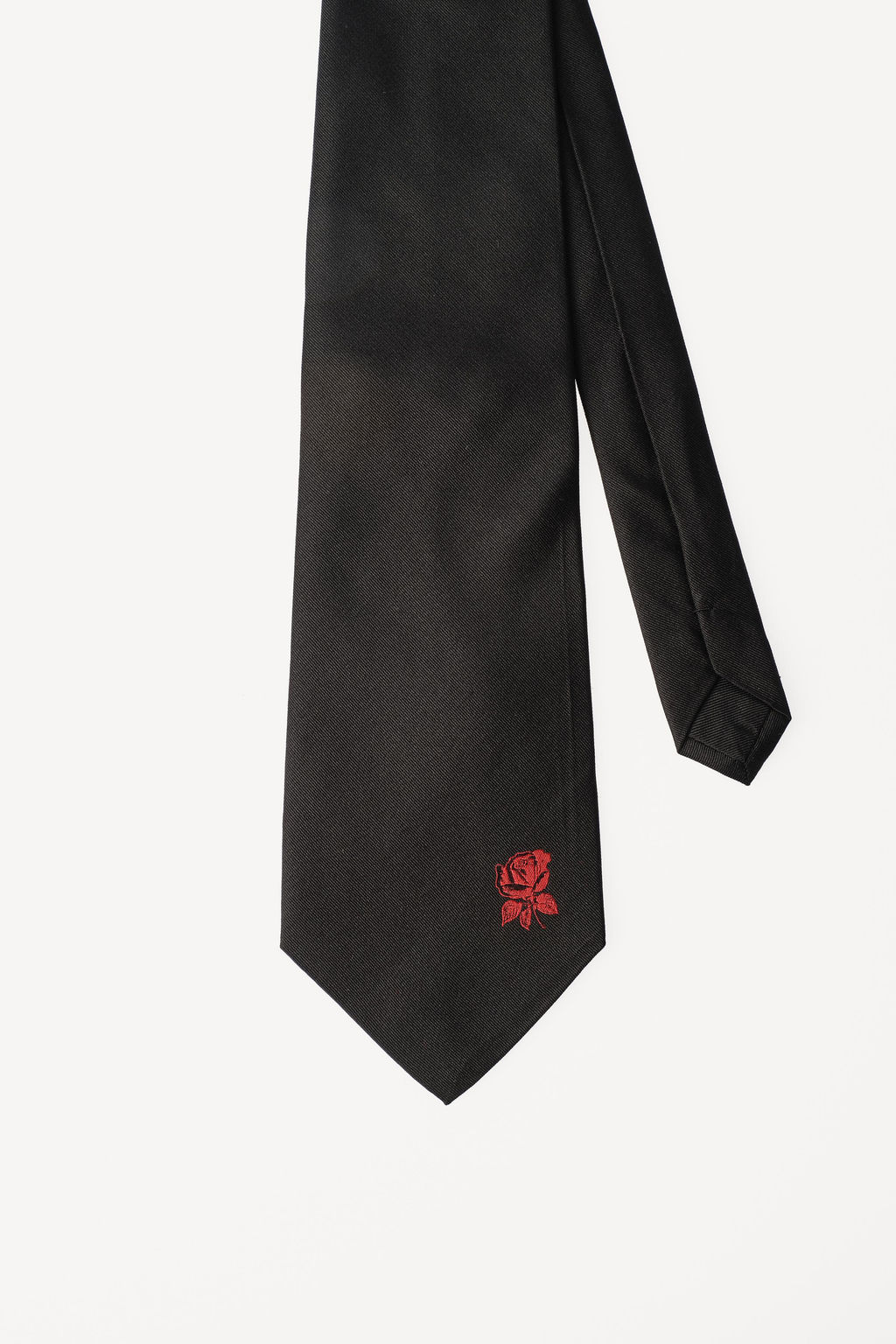 CORBATA 100%SEDA BORDADO WILLY CHAVARRIA X ZARA / Negro  фото 3