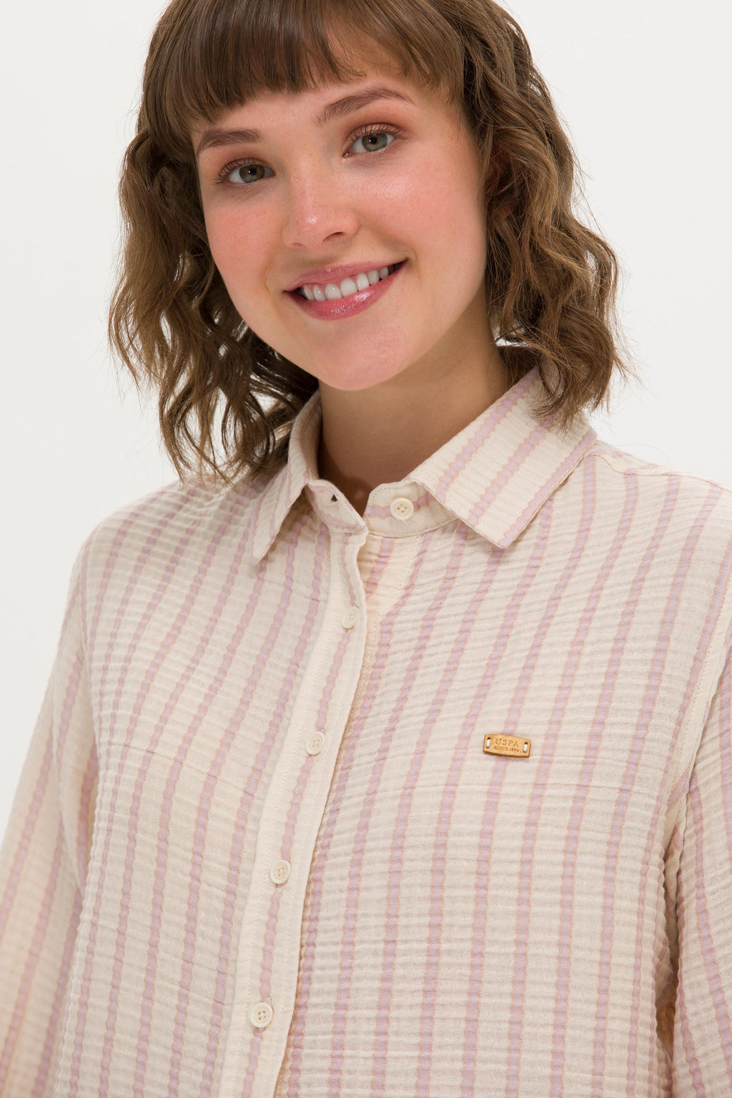 Женская рубашка Magnolia с длинным рукавом - U.s. polo assn фото 2