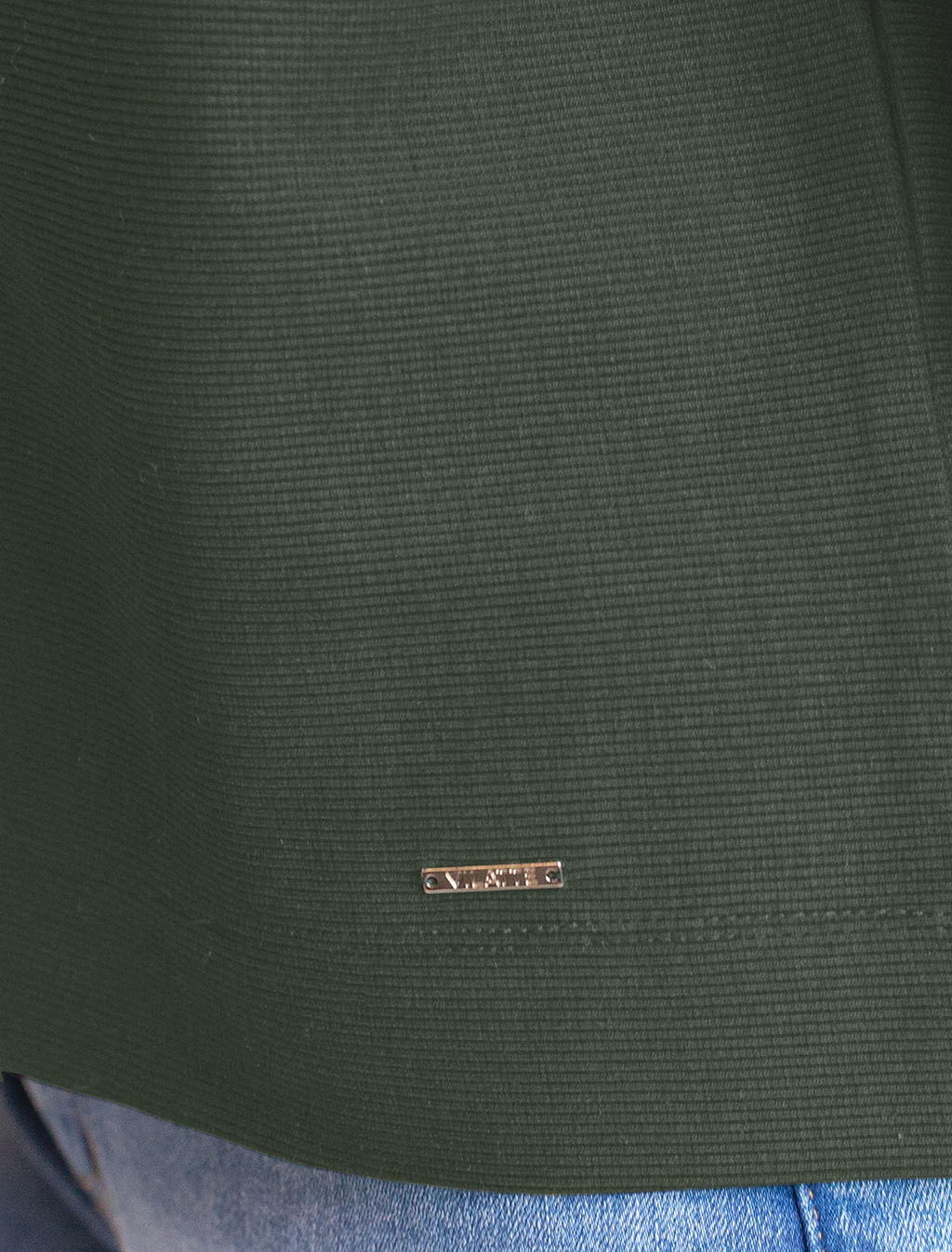 VILATTE / Джемпер из плотного полотна в рубчик  фото 3