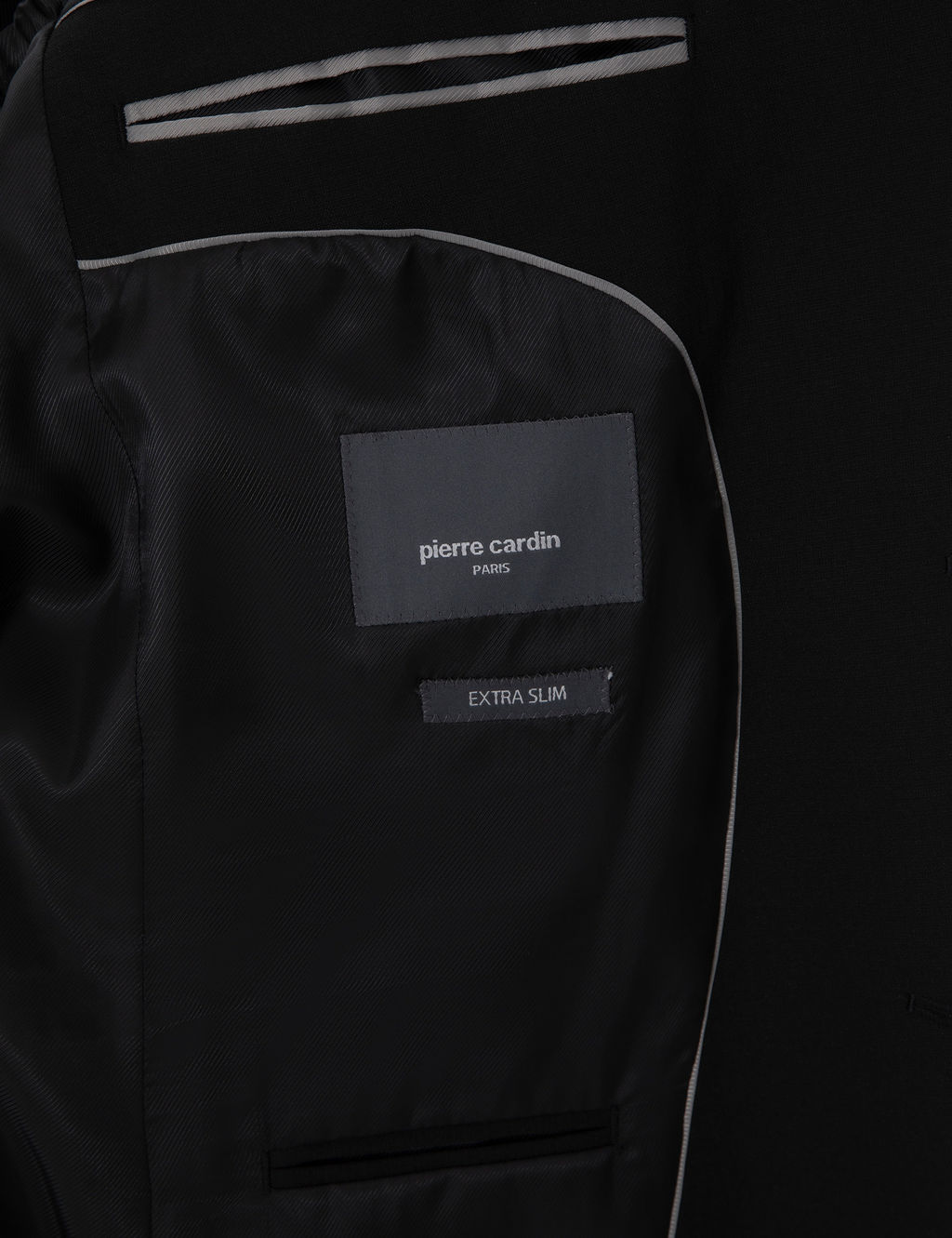 Siyah Extra Slim Fit Yelekli Tak_m Elbise