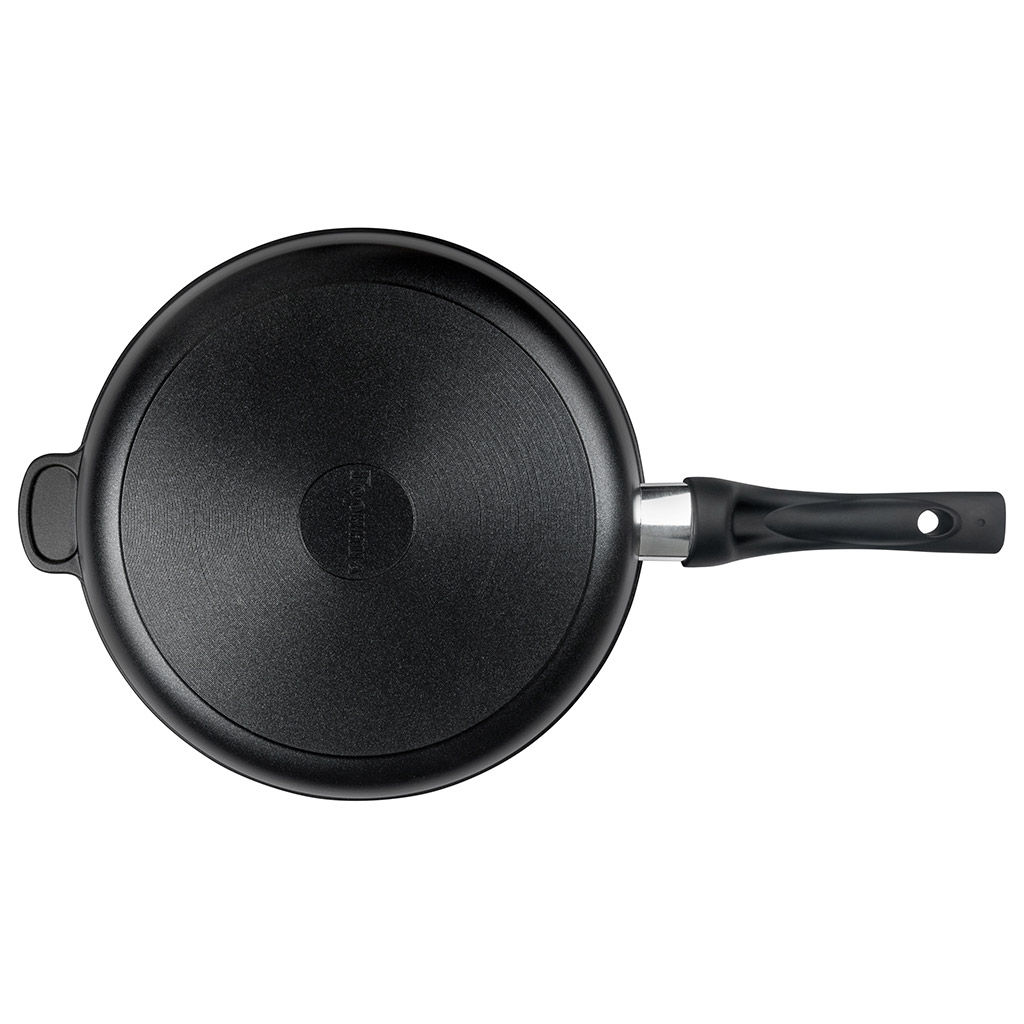 Сковорода с тефлоновым покрытием д30см Классик, h7,5см, s0,42см, ручка из термостойкого пластика (Россия) - Домашняя мода фото 3