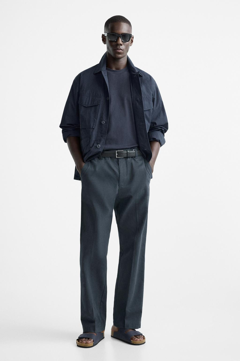 RUBBERISED DOUBLE-STRAP SANDALS - Zara фото 9