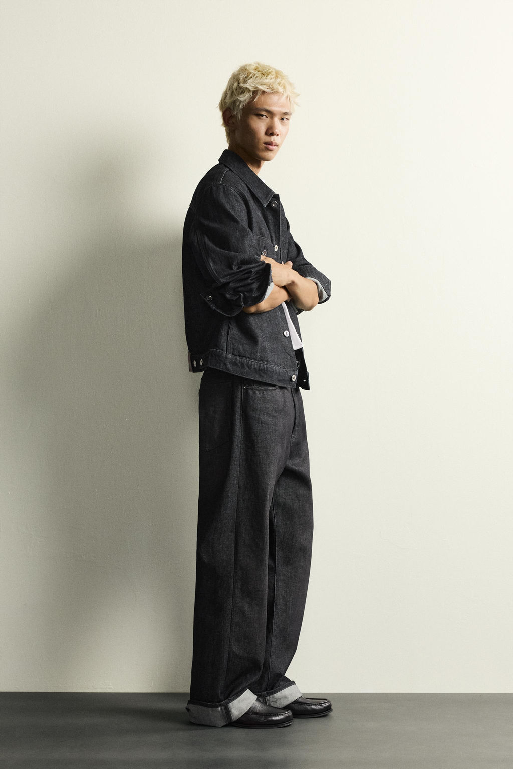 CAZADORA DENIM B?SICA / ?ndigo - Zara фото 3