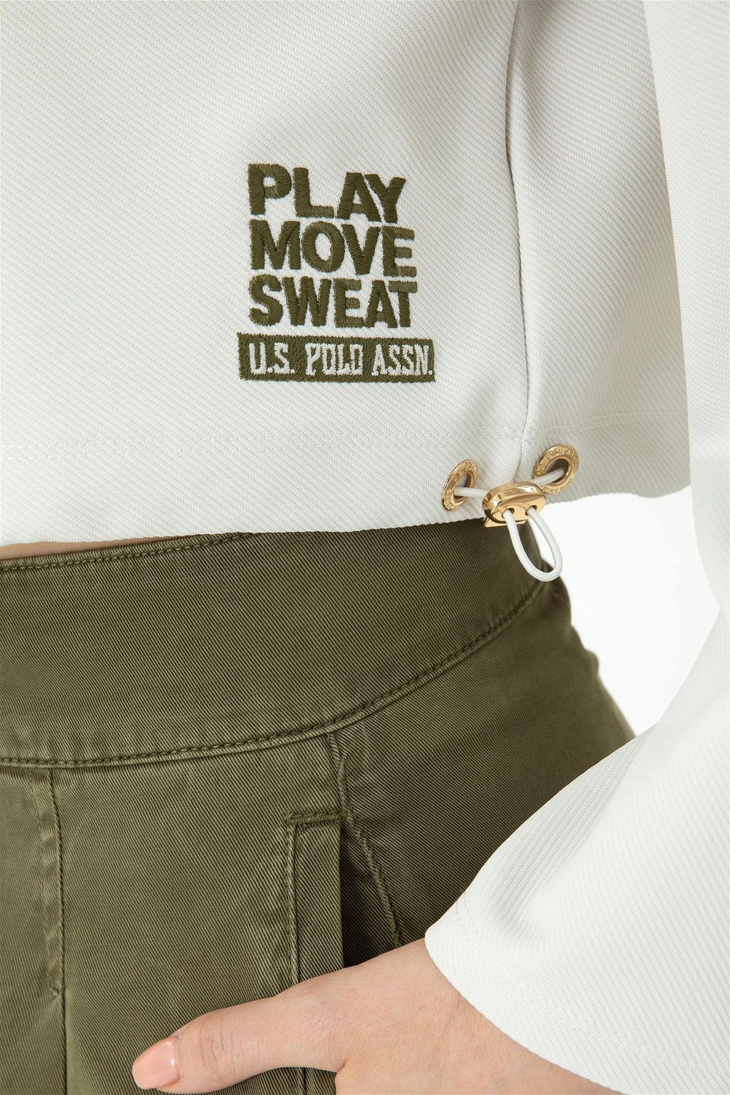 Женский свитшот с камнем - U.s. polo assn фото 7