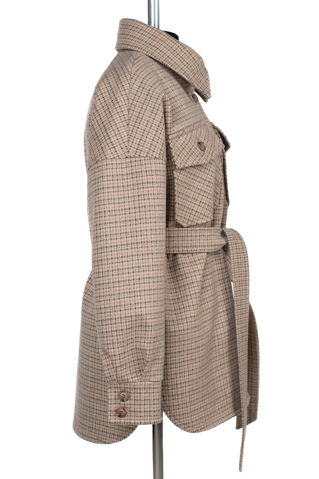 Пальто женское демисезонное (пояс) - El podio фото 9