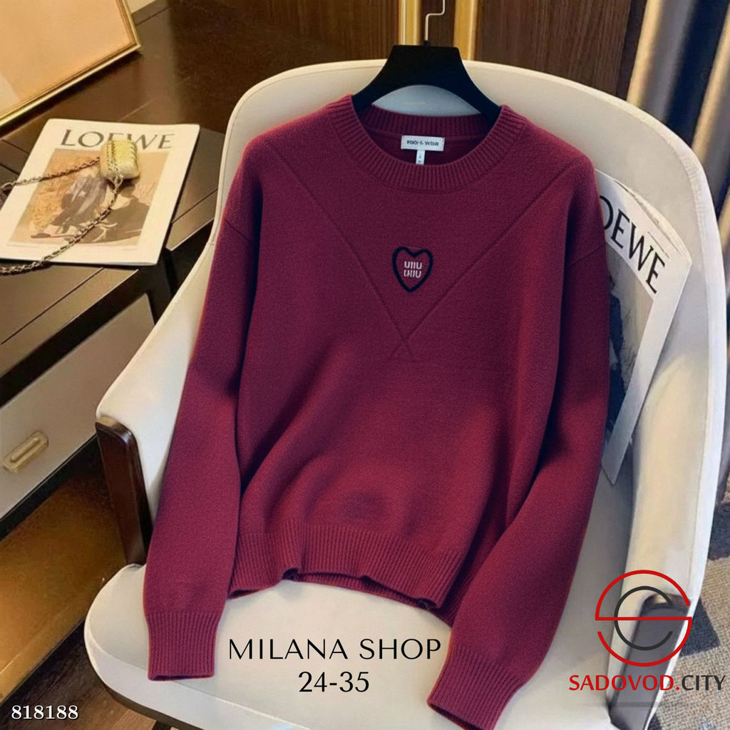 Свитер женский с логотипом - Bruno фото 2