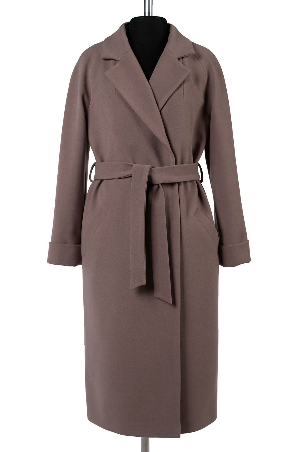 01-11971 Пальто женское демисезонное (пояс) - El podio фото 7