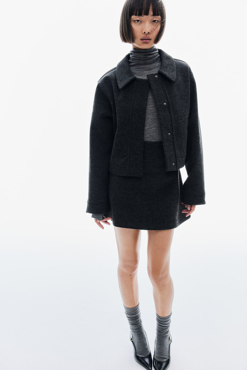 Falda evase de punto - H&m фото 2