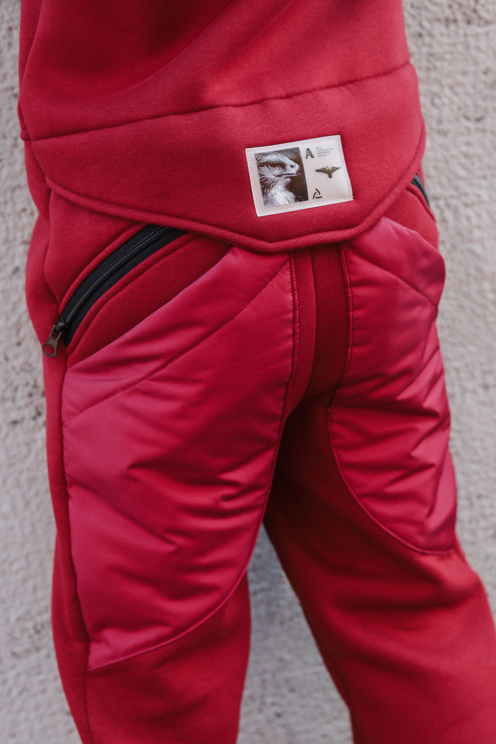 Бомбер утепленный, бордо - Inzibe фото 45