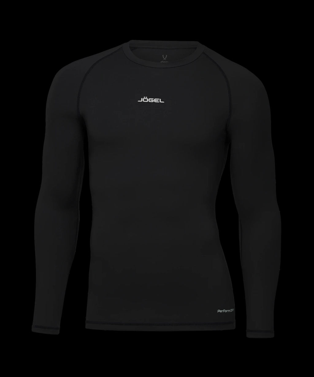 Футболка компрессионная с длинным рукавом JOGEL CAMP PerFormDRY Baselayer LS Tee, черный  фото 2