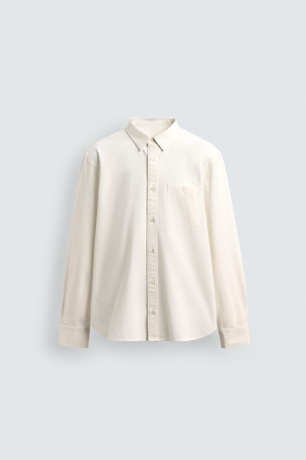 RELAXED FIT DENIM SHIRT - Zara фото 7