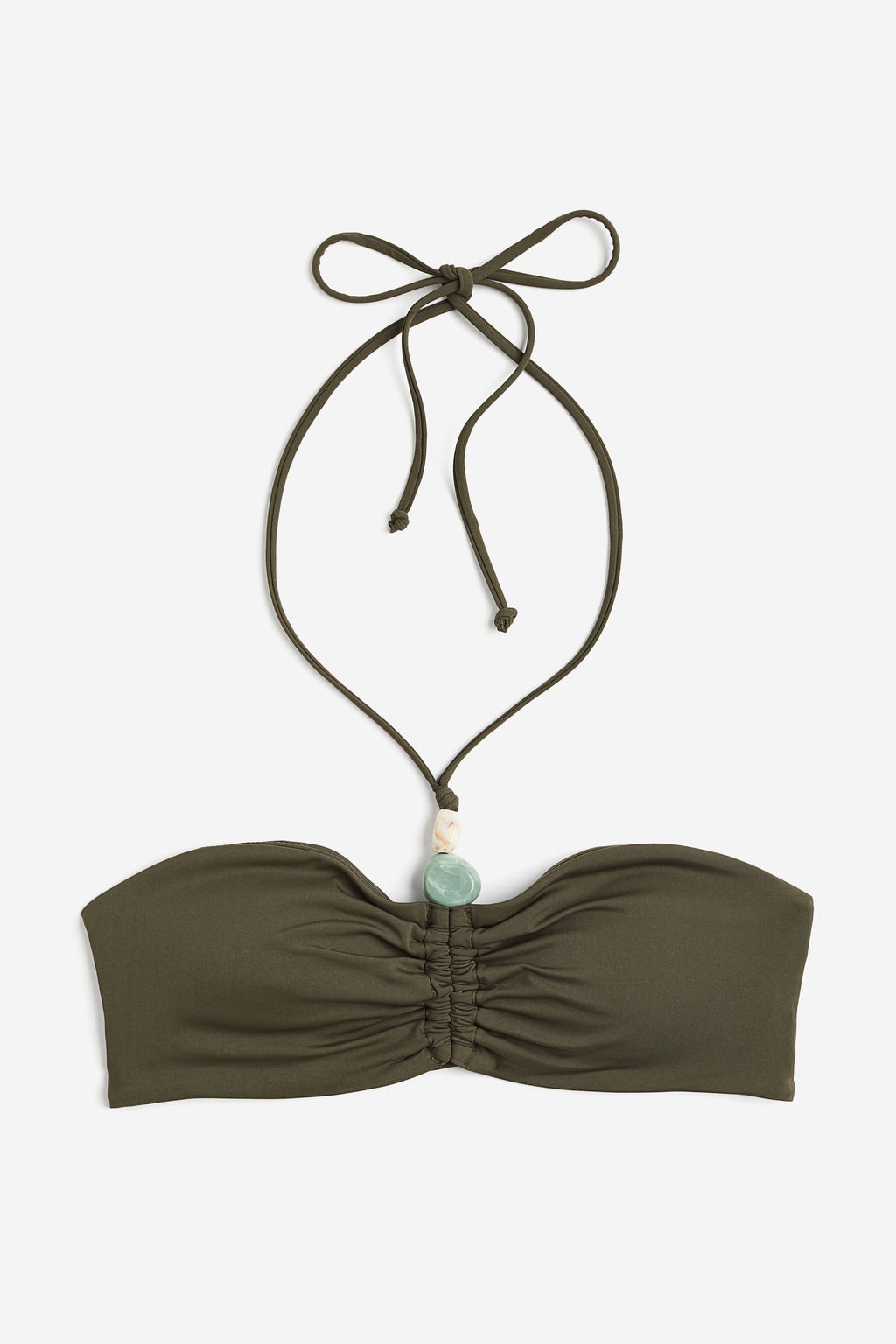 Top de bikini bandeau con relleno - H&m фото 2