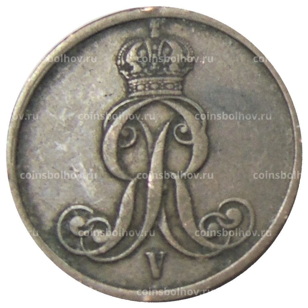 2 пфеннига 1853 года B Германские государства  Ганновер