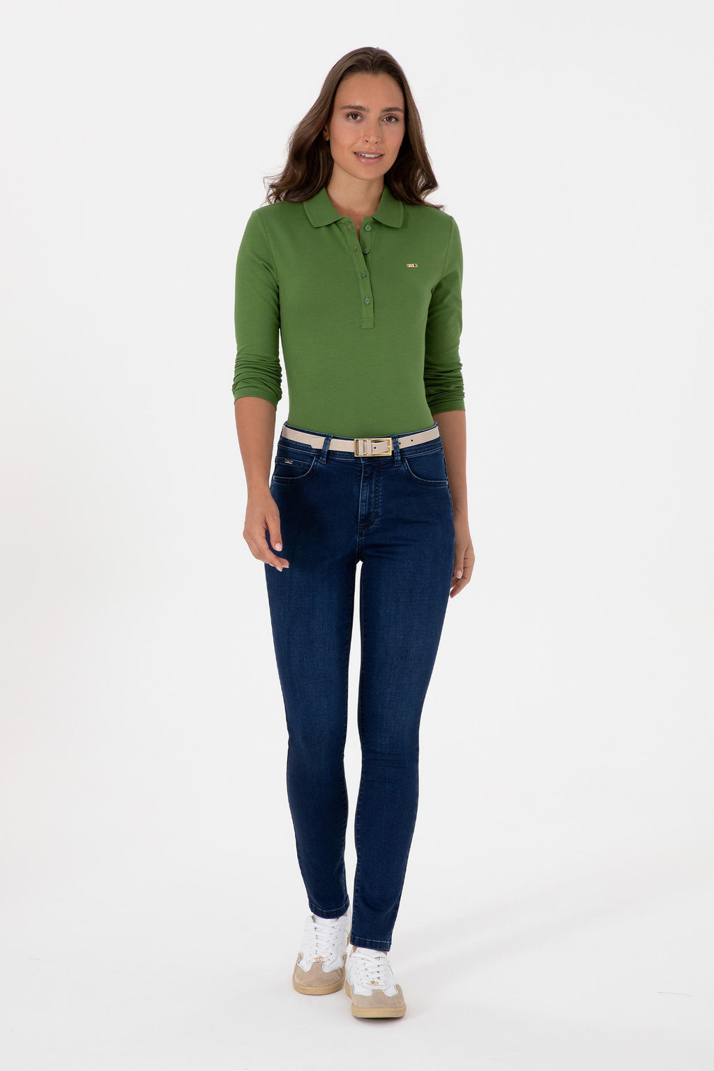 Kad_n Ye_il Basic Polo Yaka Sweatsh_rt Sepette S_rpriz _ndirim - U.s. polo assn фото 4