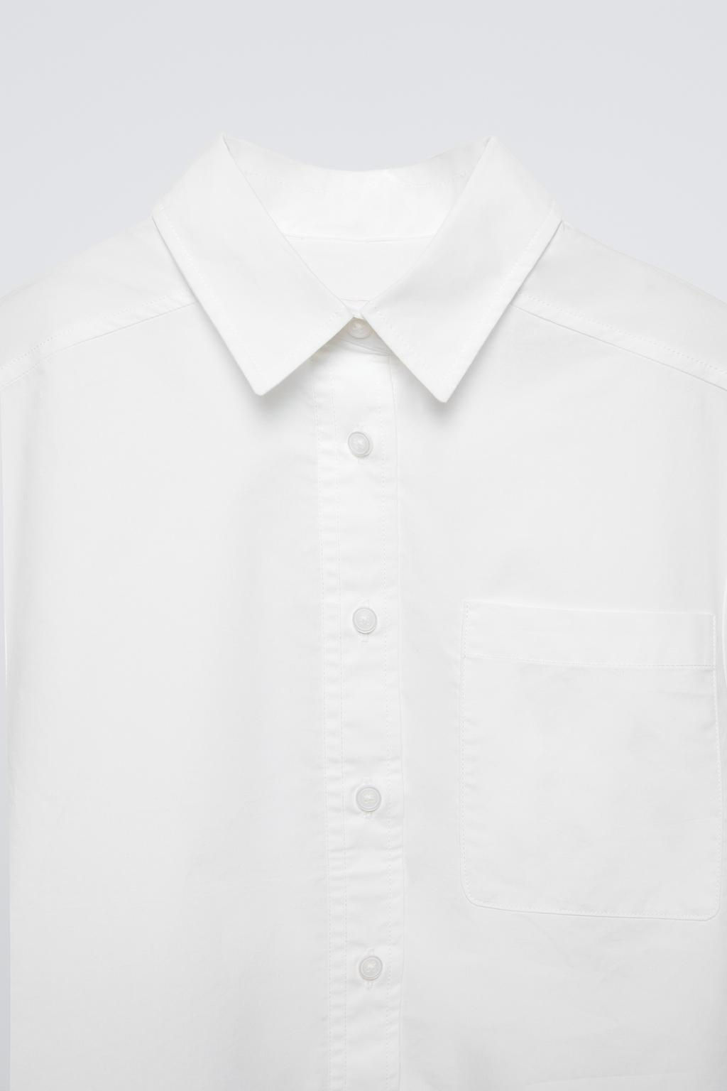 POPLIN SHIRT - Zara фото 6