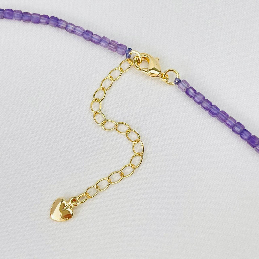 Колье из Аметиста (градиент) 39 см +