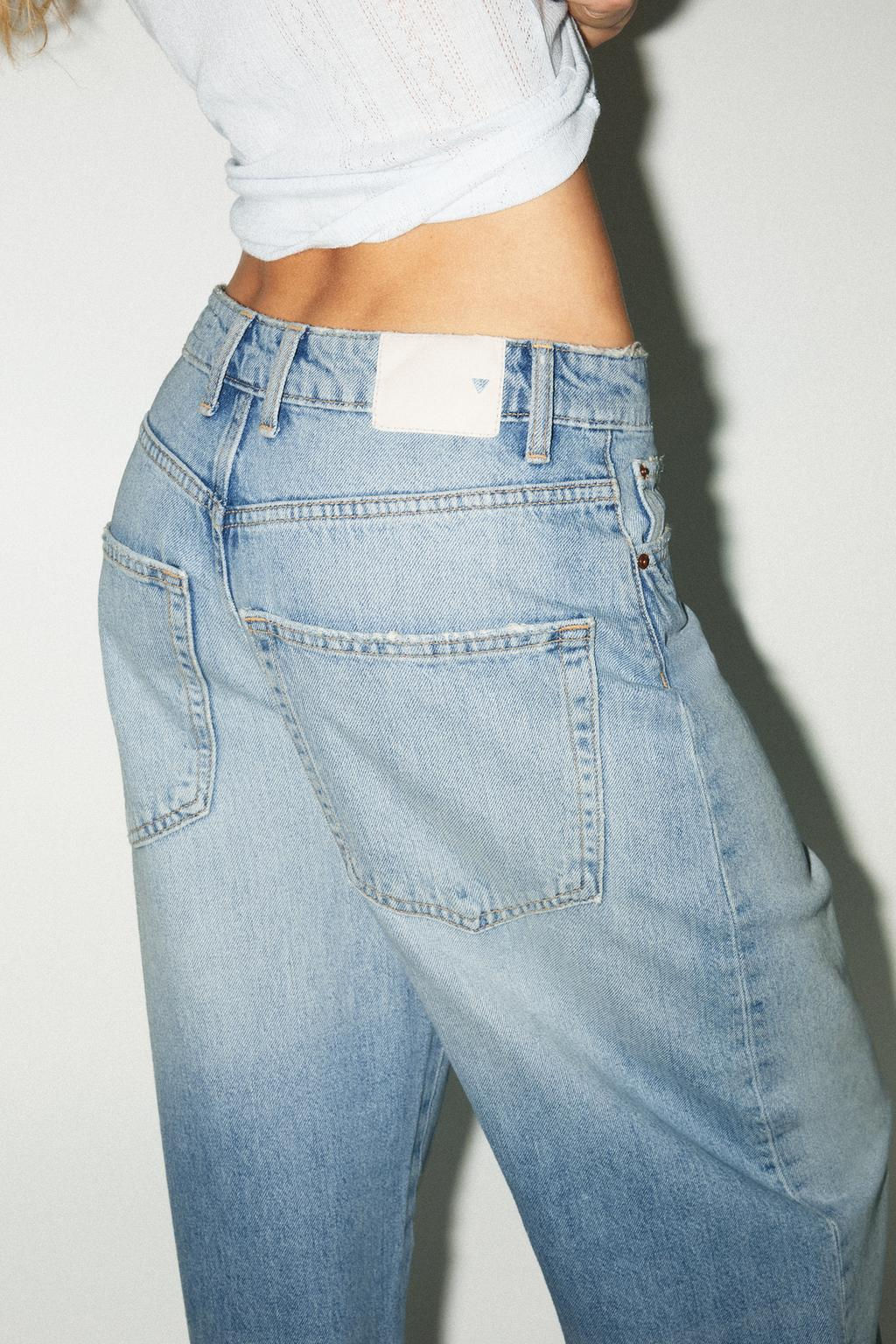 TRF MID-WAIST BAGGY JEANS - Zara фото 8