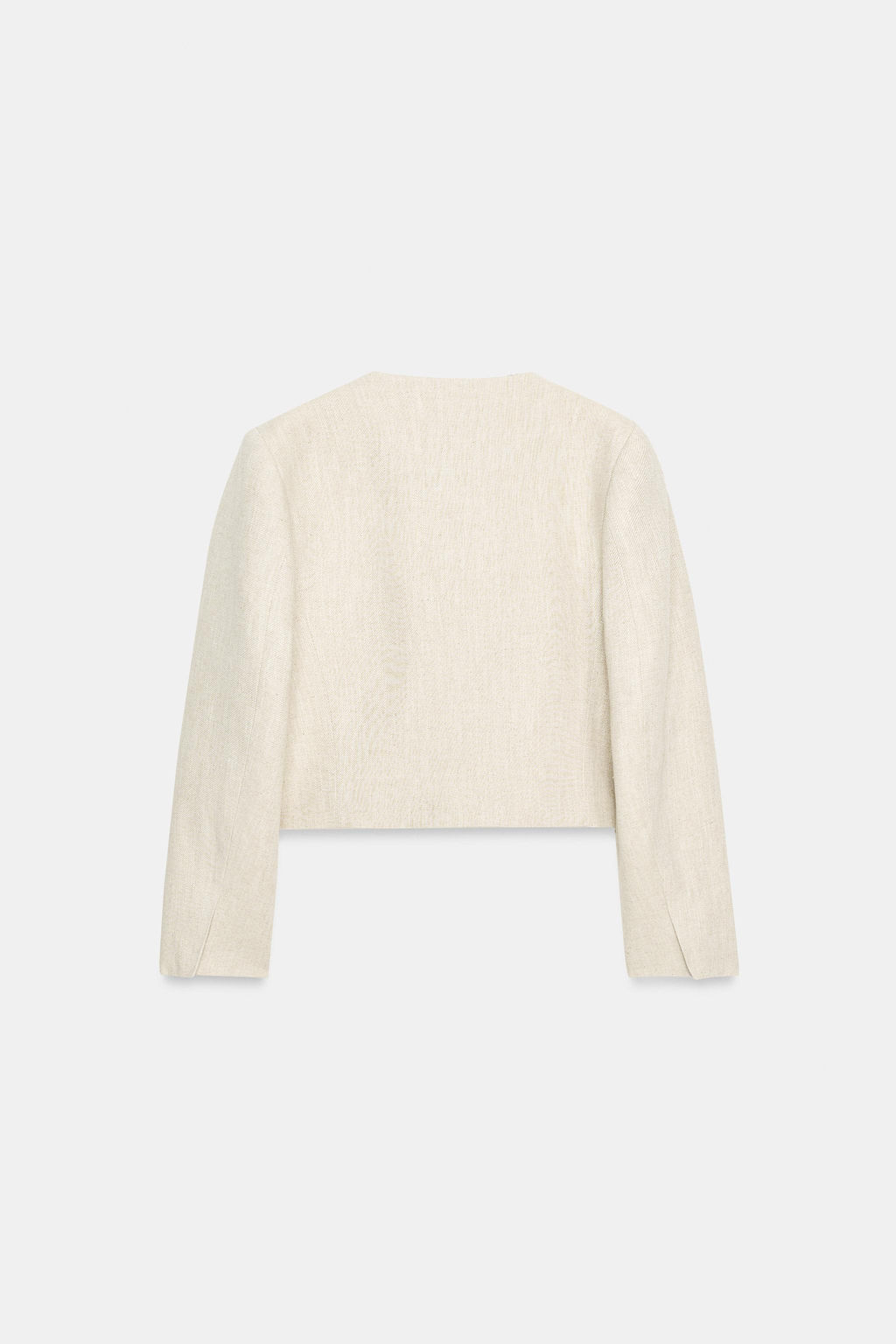 BLAZER TEJIDO R?STICO / Beige claro - Zara фото 8