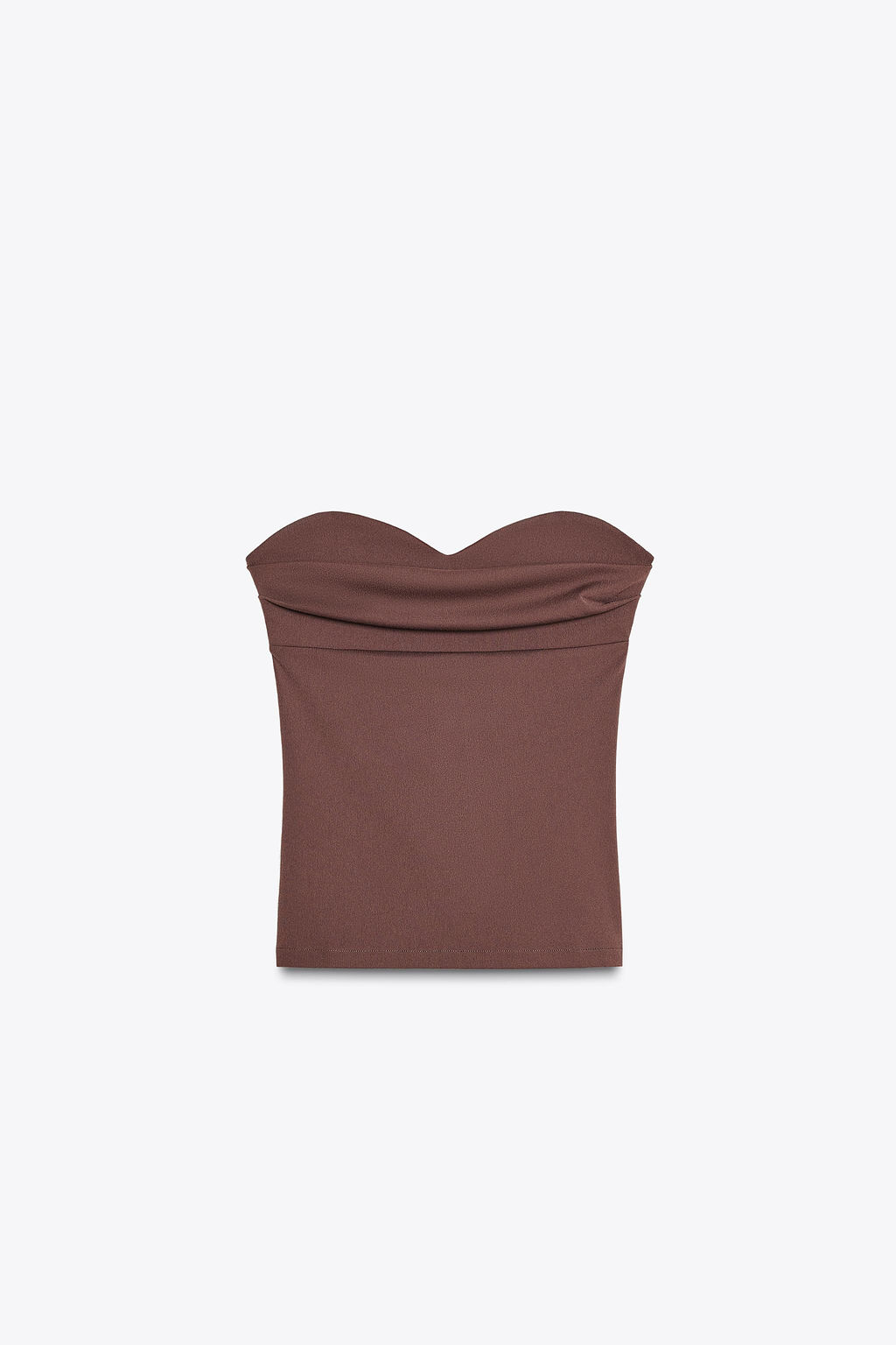 TEXTURED BANDEAU TOP - Zara фото 5