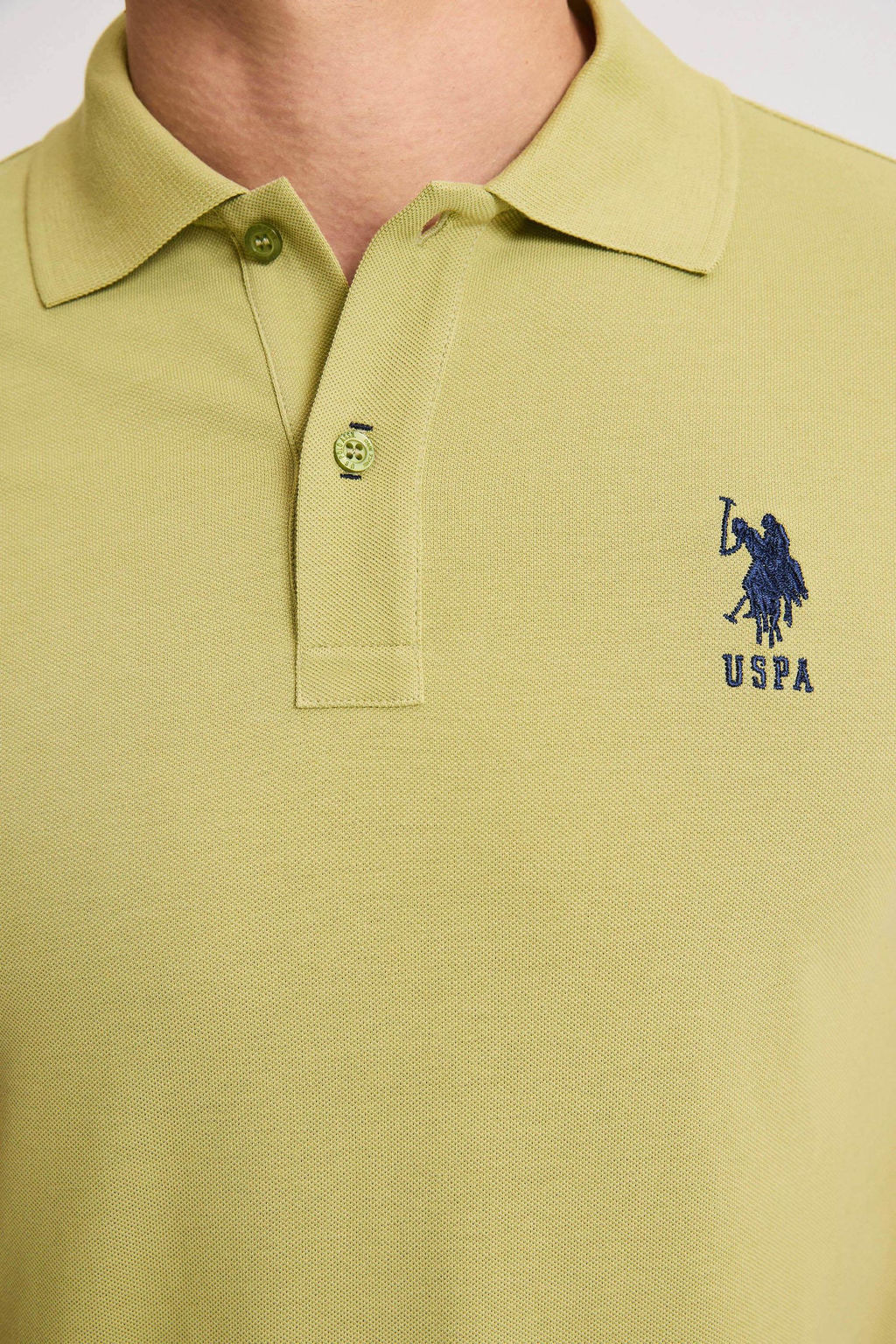 Erkek Lila Slim Fit Polo Yaka Basic Ti__rt
