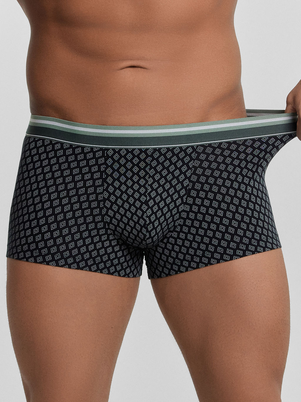 Цена за 2 штуки! Трусы мужские черные с принтом - Mark formelle фото 2