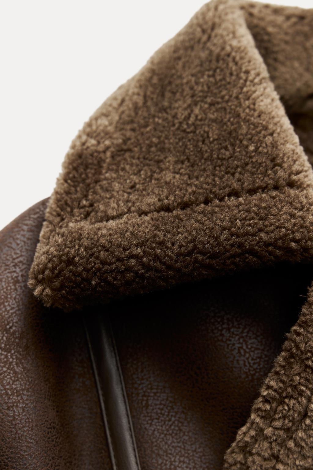 DOUBLE-FACED SHORT JACKET - Zara фото 7