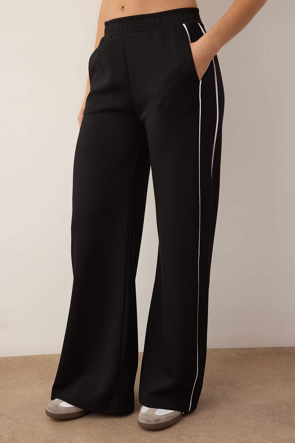 Bordo Biyeli Wide Leg/Genis Paca Orme Spor Esofman Alt? THMAW26EA00001 - Trendyolmilla фото 9