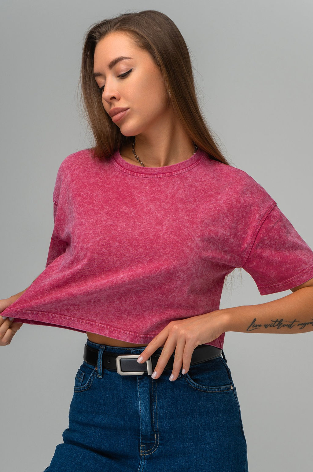 Женская укороченная футболка Happyfox - Happy fox фото 7