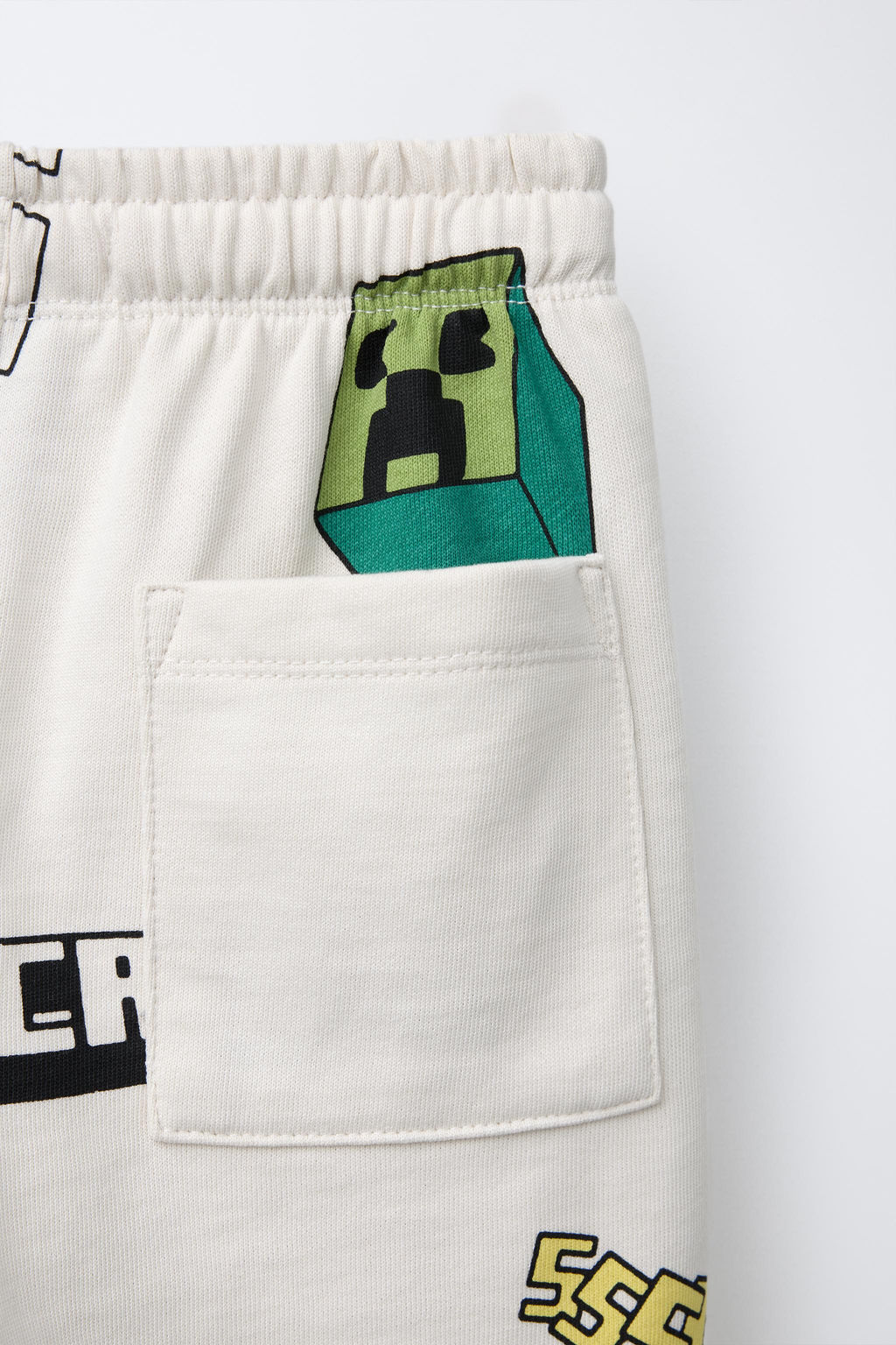 MINECRAFT  MOJANG AB.  PLUSH BERMUDA SHORTS - Zara фото 4
