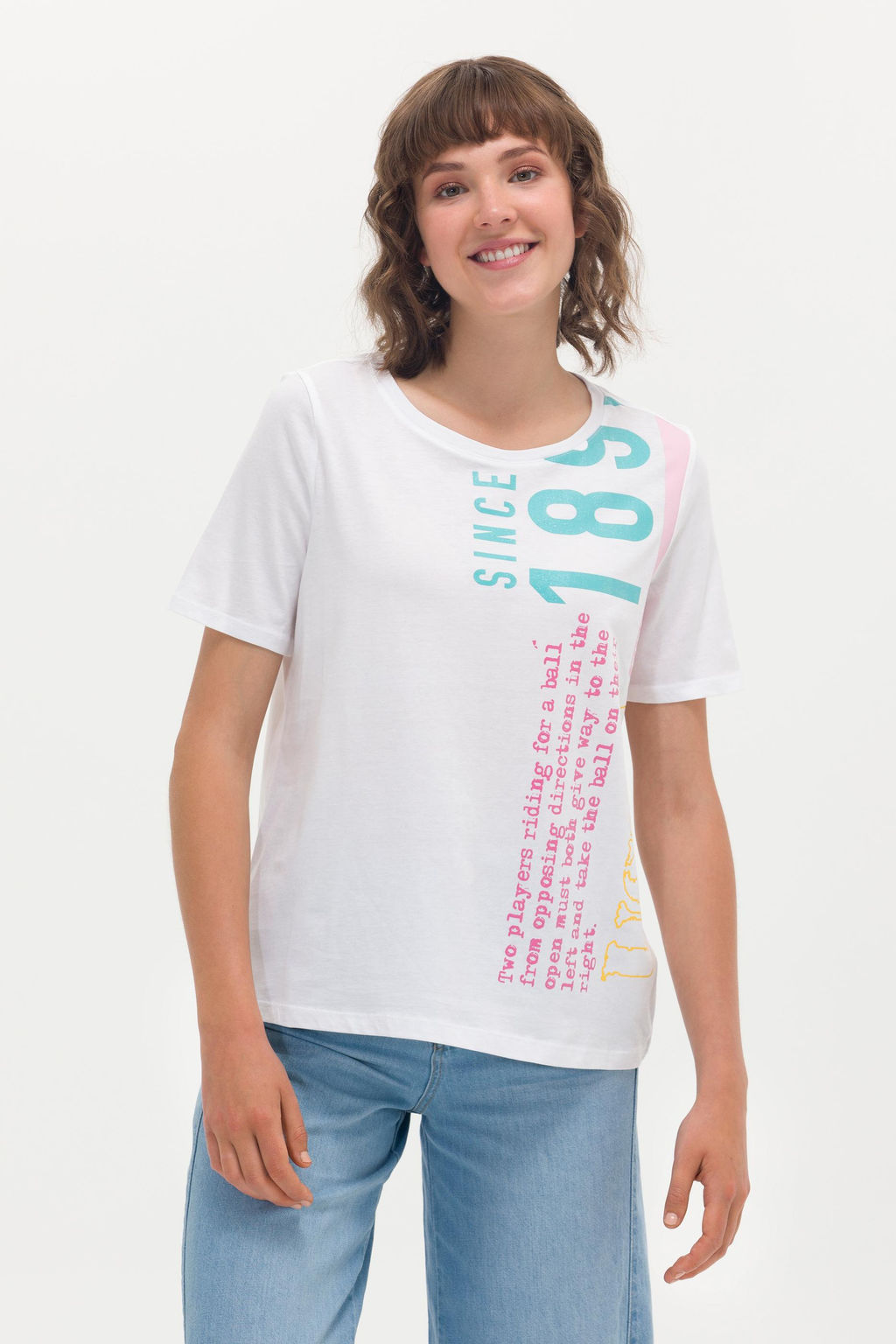 Женская белая футболка - U.s. polo assn фото 3