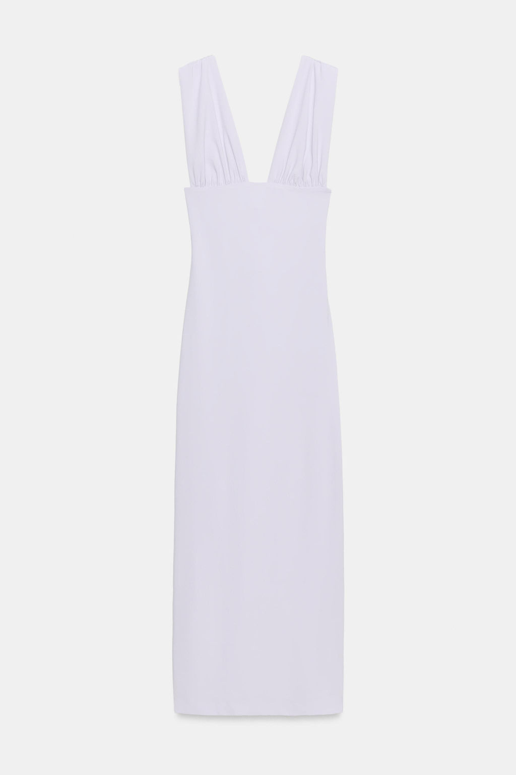 VESTIDO MIDI CORDONES / Lila - Zara фото 2