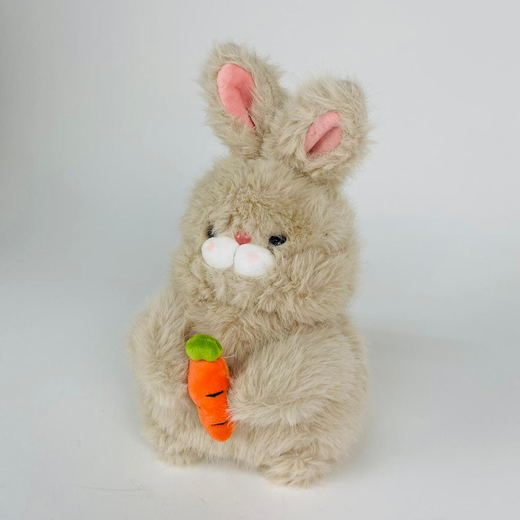 Мягкая игрушка Зайка с морковкой 25 см (арт. 3847/25) - Storyland фото 3