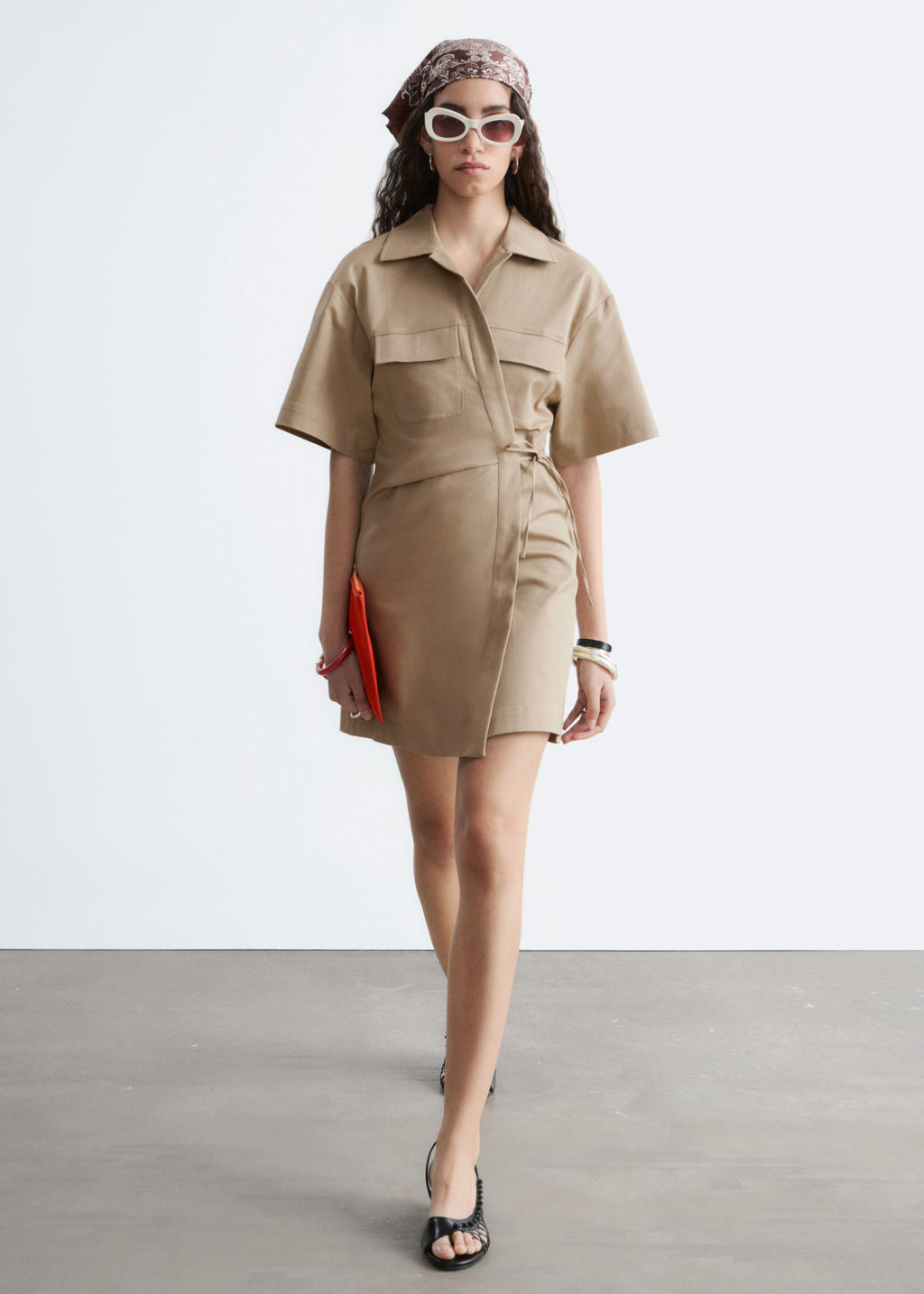 Minivestido con frontal cruzado - H&m фото 2