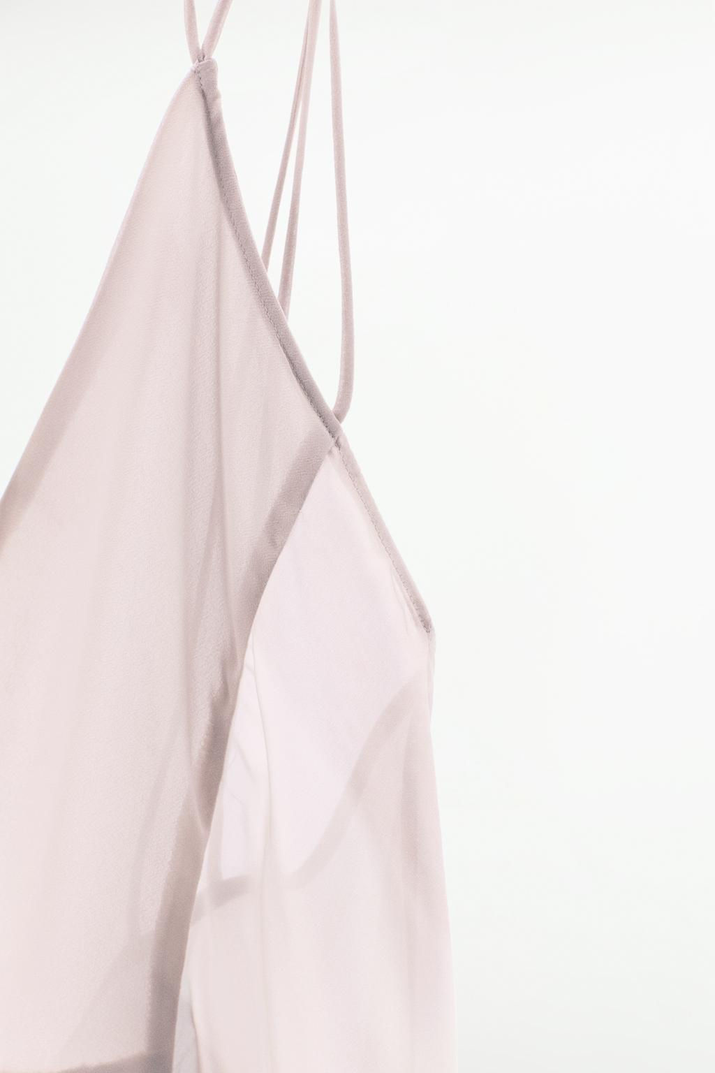 CONTRAST TIE-DYE CAMISOLE TOP - Zara фото 6