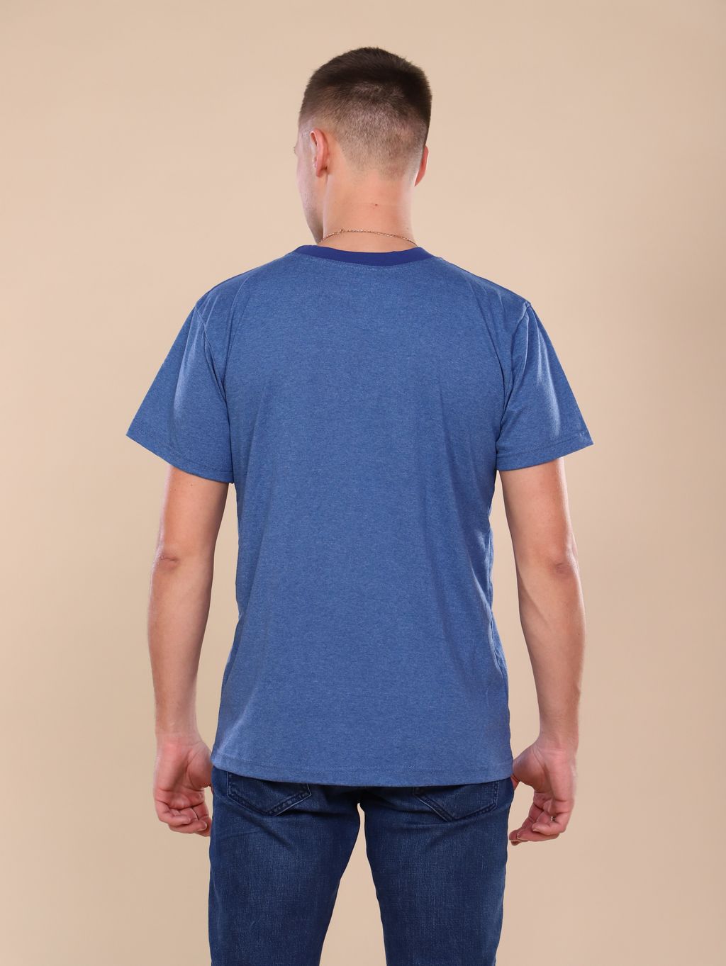 М112 Футболка мужская (синий)