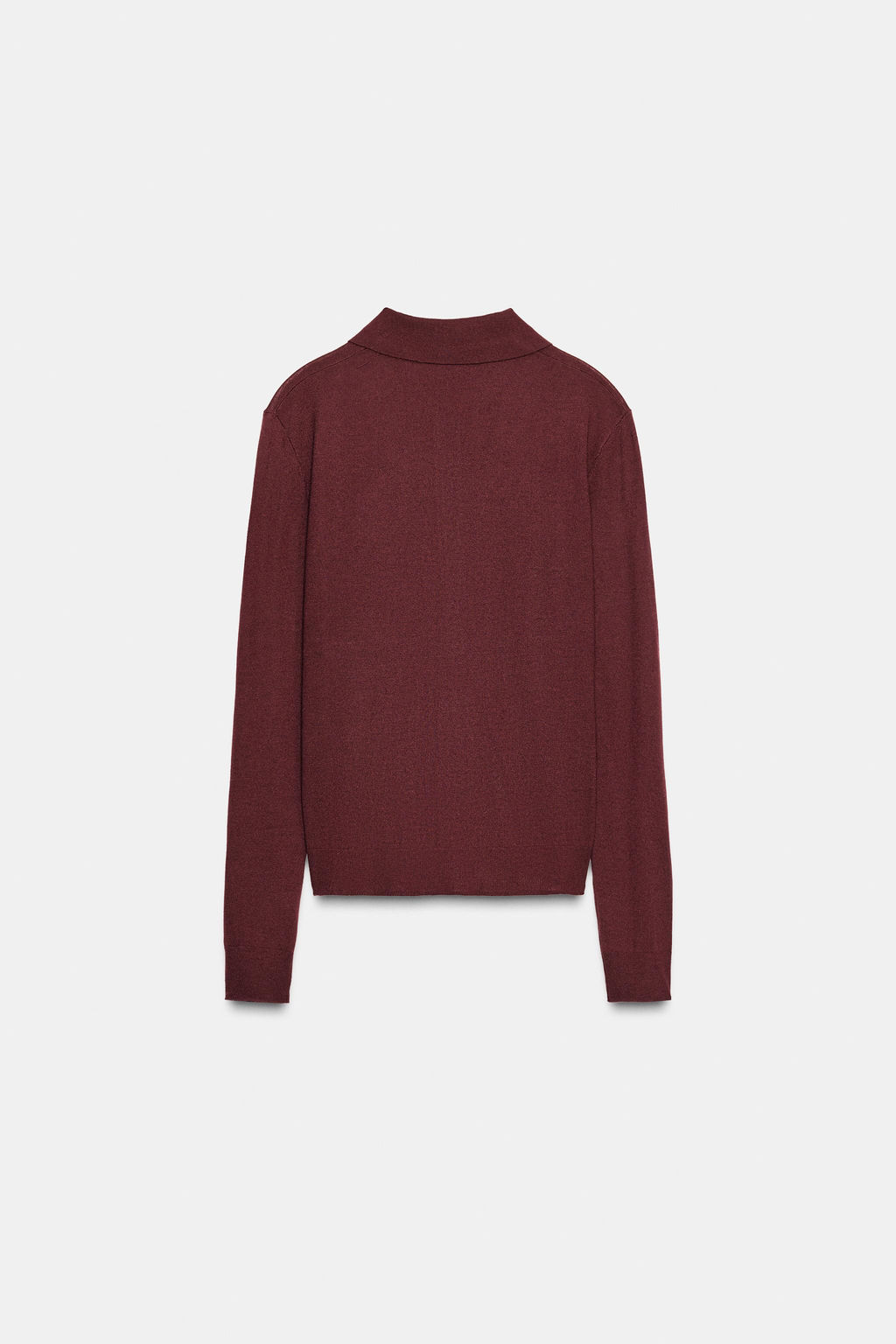 PLAIN KNIT POLO SHIRT - Zara фото 5